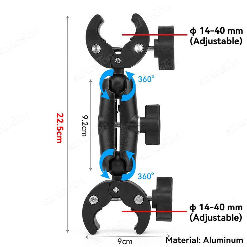 Bike Handlebar Mount Selfie Stick for GoPro Insta360 DJI Accessories