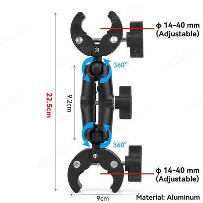 Bike Handlebar Mount Selfie Stick for GoPro Insta360 DJI Accessories