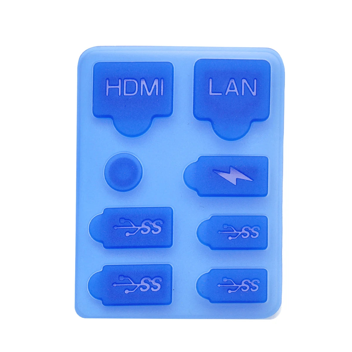Dust Plug Cover for PS5 Slim Console Anti-Dust Protector Silicone Case