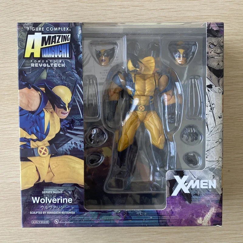 Revoltech YAMAGUCHI Wolverine Action Figure Wolverine Logan Toys X-Men Model Toy Joint Movable Doll Decor Birthday Gift For Kids-EXPROTAS