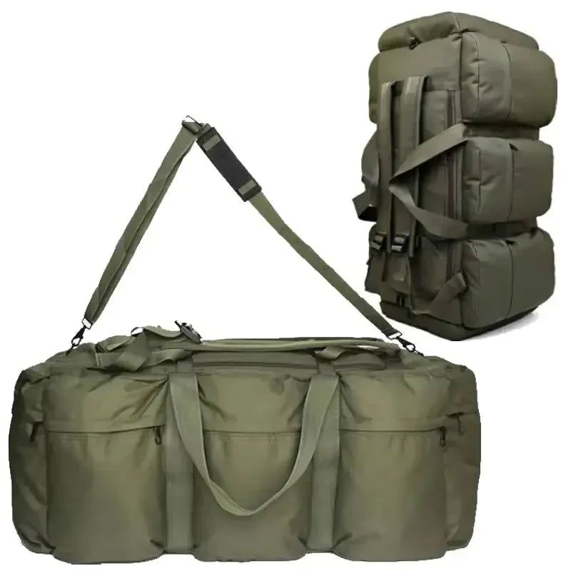 100L Shoulder Bag Backpack Travel Rucksack Duffle for Men Outdoor Hiking