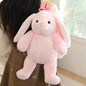 1Pc 40CM Animal Shoulders Bag Plush Toy Backpack Cute Sloth Lemur Elephant