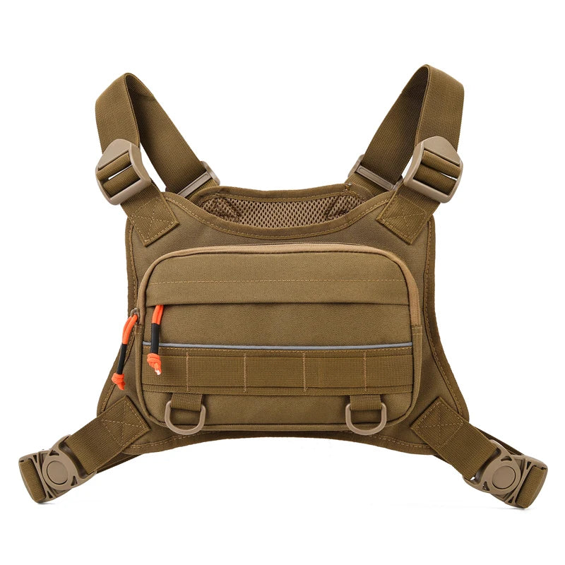Tactical Chest Bag for Outdoor Fishing Hiking Camping Travel