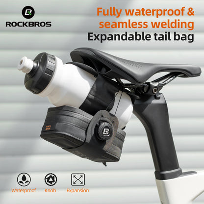 Bicycle Saddle Bag Waterproof Portable Tail Pouch for Bike Cycling MTB