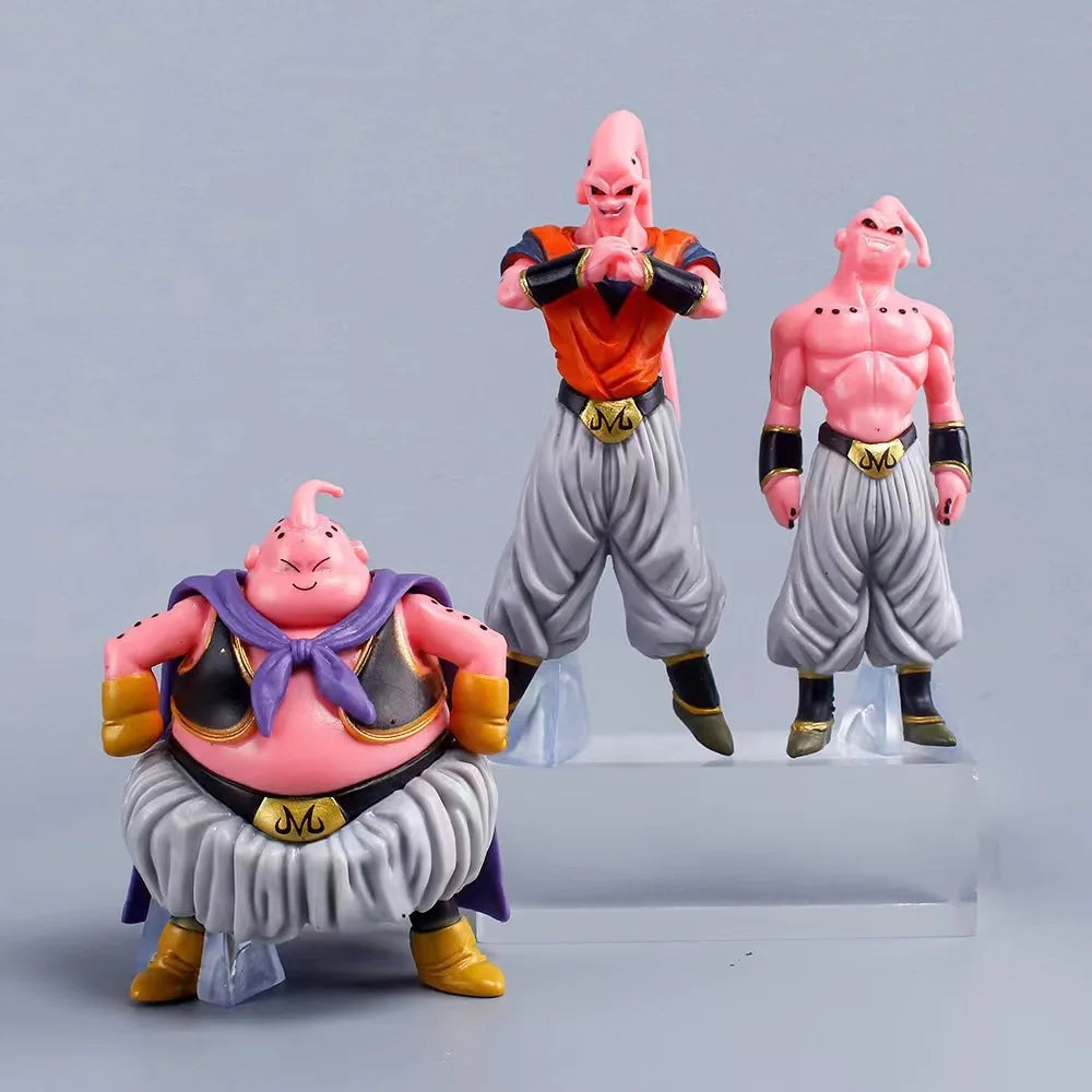 8pcs Dragon Ball Z Majin Buu PVC Vinyl Figure Set 7-11cm Collectible Models