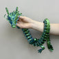 60 88CM 3D Printed Gem Dragon Crystal Fidget Toy Rotatable Articulated Dragon Gift for ADHD Perfect for Holiday Birthdays Gift
