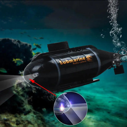 Mini RC Submarine Speed Boat Remote Control Toy Gift for Kids Diving