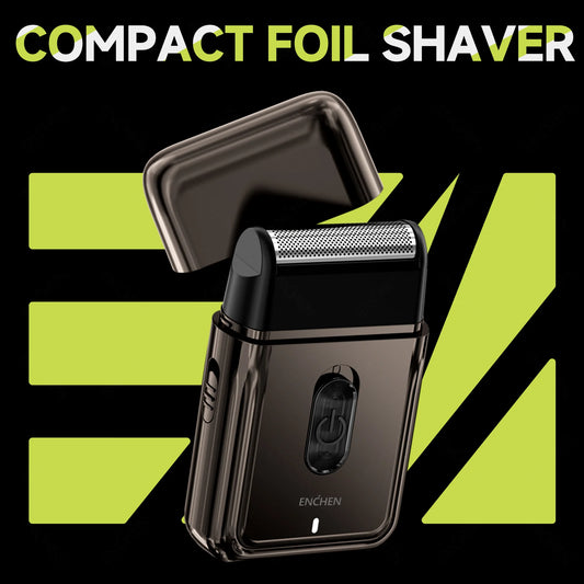 Compact Foil Shaver with Pop-up Trimmer Type-C Charging 7000RPM Men