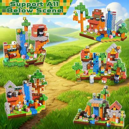 300PCS Magnetic Building Block Toy Educational Kids Construction Set