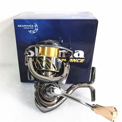 Okuma Fishing Reel 12+1BB Max Drag 15KG Spinning Reel 1000-5000 Size