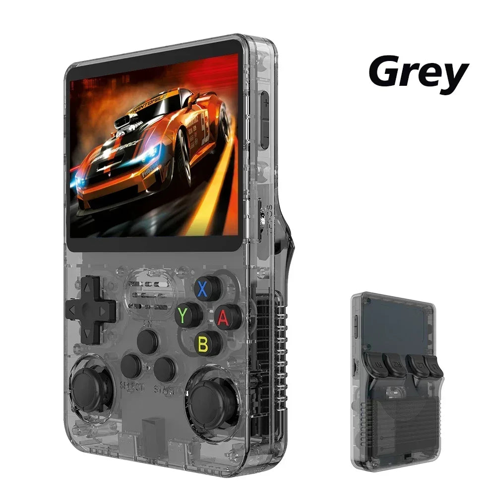 Open Source R36S Retro Handheld Video Game Console Linux System 3.5 Inch IPS Screen Portable Pocket Video Player 64GB 128G Games-EXPROTAS
