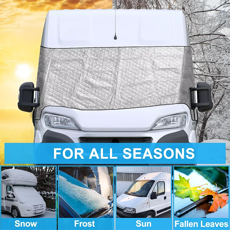 Windscreen Screen Cover for Motorhome Fiat Ducato Peugeot Boxer Citroen Relay
