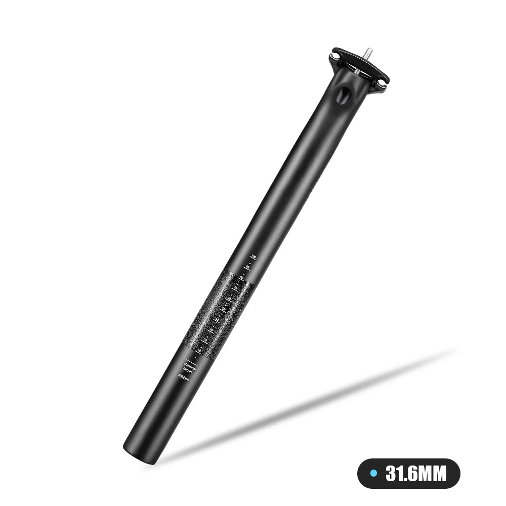 LEXON Carbon Seatpost 27.2/31.6mm 400mm 0mm Offset for MTB Road Bike