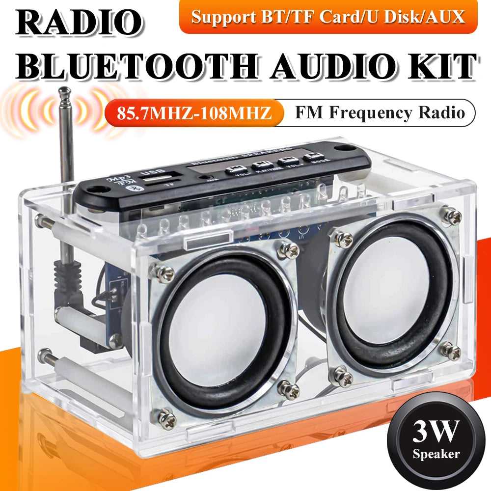 DIY Bluetooth Speaker FM Radio Soldering Project Electronic Equipment