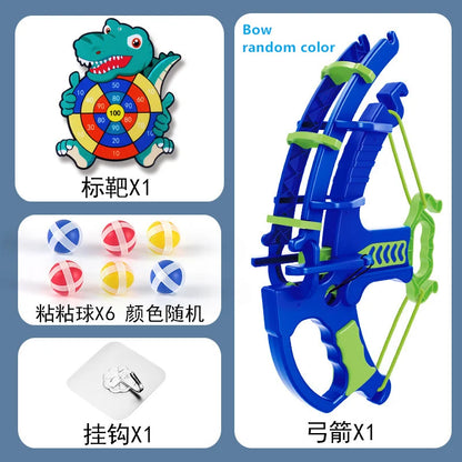 Kids Montessori Sticky Ball Dartboard Slingshot Target Educational Game