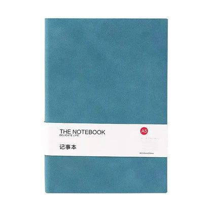 A5 A6 Leather Notebook Journal Notepad Diary Lined Pages School Office