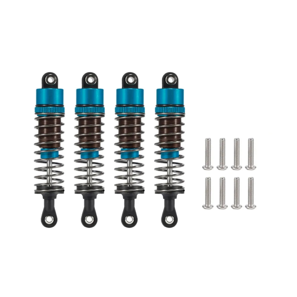 4Pcs Adjustable Oil Filled Shocks 52-120mm 1/10 RC Buggy Truggy Drift Car
