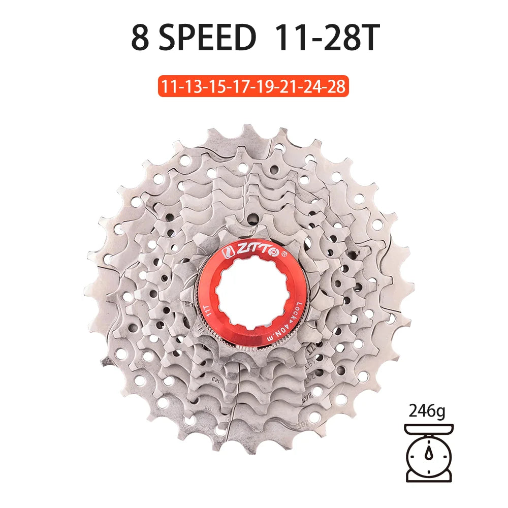 ZTTO MTB Road Bike 8/9/10/11/12 Speed Cassette 11v 25T/28T//30T/32T/34T/36T Sprocket K7 10v Bicycle Freewheel-EXPROTAS