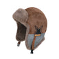 1pc Winter Warm Trapper Hat Russian Ski Cap for Men Aviator Ear Flap