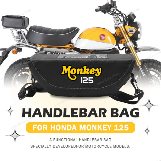 Waterproof Dustproof Motorcycle Handlebar Travel Storage Bag for Honda Monkey 125