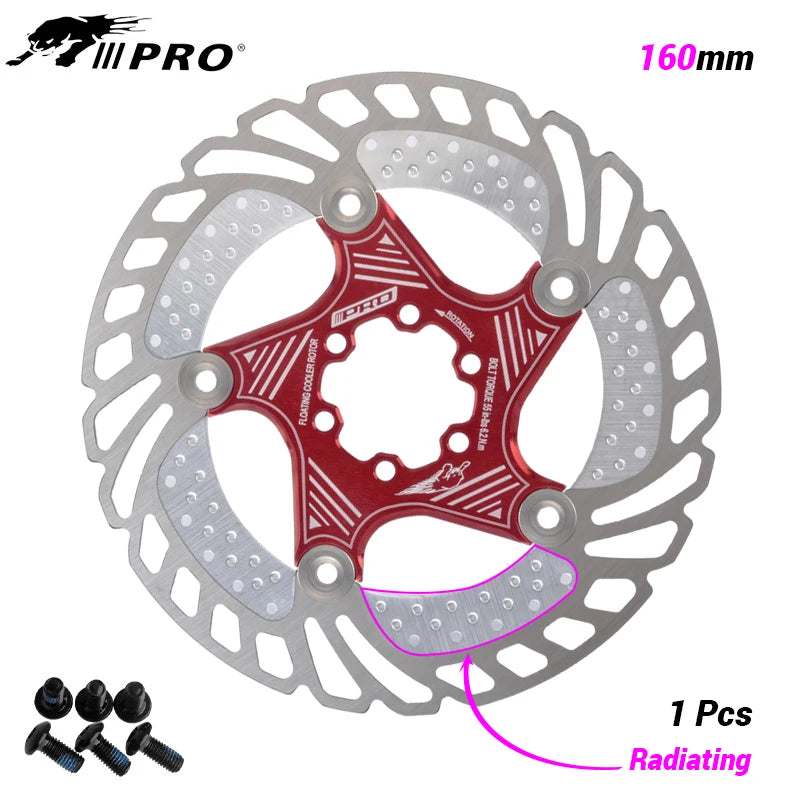 IIIPRO Floating Brake Rotor 160/180/203mm Cooling Disc for MTB DH Downhill Bikes