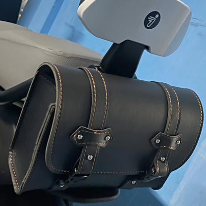 PU Leather Motorcycle Fork Tool Bag for Harley Sportster XL883/XL1200 Chopper Bobber