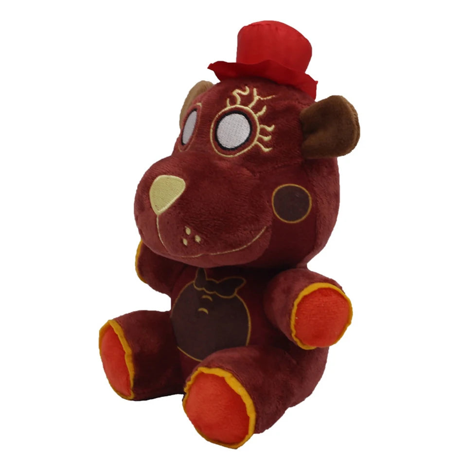18CM FNAF Freddy Plush Toy Soft Stuffed Bear Game for Kids