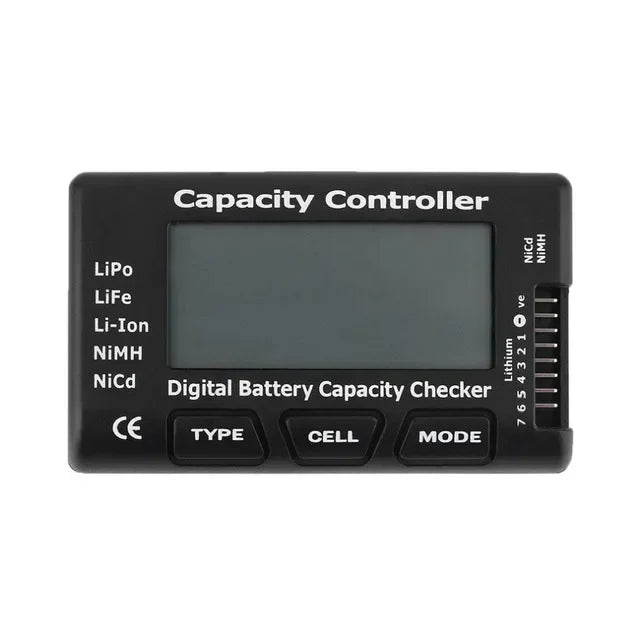 Digital Battery Capacity Checker RC LiPo Li-ion Nimh Nicd Tester Cellmeter-7