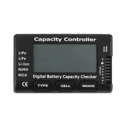 Digital Battery Capacity Checker RC LiPo Li-ion Nimh Nicd Tester Cellmeter-7