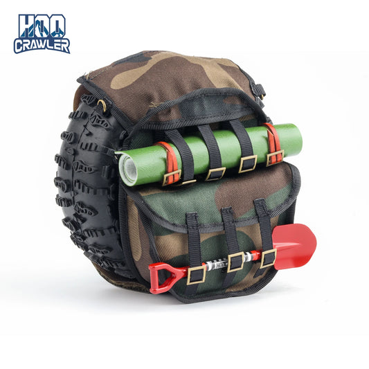 Simulation Spare Tire Bags for 1/8 1/10 RC Crawler Car - 1.9 2.2 Inch