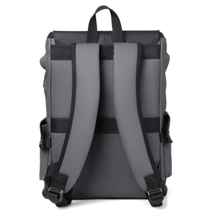 Waterproof PU Leather Laptop Backpack Business Large Capacity USB Charging - EXPROTAS