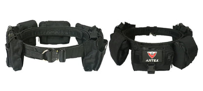Tactical Battle Duty Belt Set w/ Pouches Airsoft Law Enforcement Utility Gear