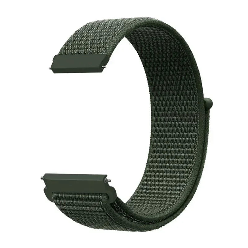 20mm 22mm Nylon Strap for Garmin Forerunner Venu Vivoactive Watch Band