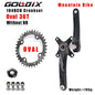 GOLDIX MTB Crankset 104BCD with Narrow Wide Chainring Round or Oval Options - EXPROTAS