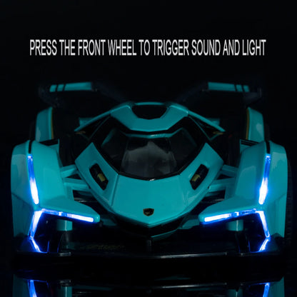 1:32 Simulation LAMBO V12 GT Alloy Sport Cars Toy Diecasts Vehicles Metal Model Car Decoration For Man And Kids Gift Boy Toy-EXPROTAS
