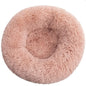 40-90cm Cat Bed Plush Round Soft Warm Cushion for Dog Pet Winter Sleeping