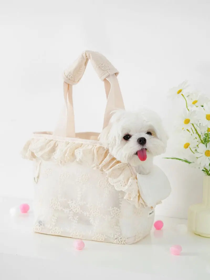 Pet Carrier Bag for Small Dogs Handheld Shoulder Purse Dog Accessories