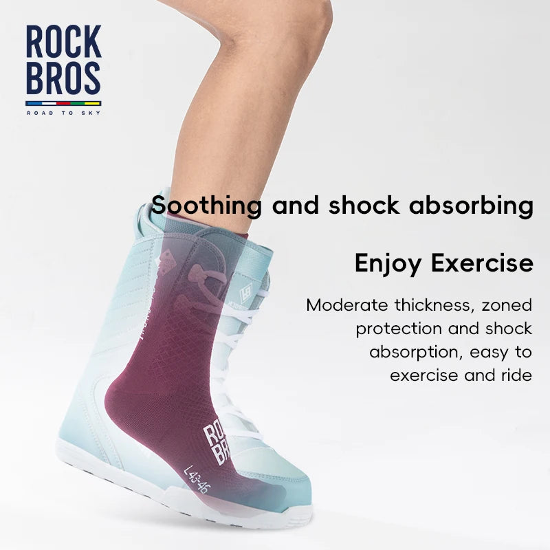 ROCKBROS ROAD TO SKY Cycling Socks Breathable High-Elastic Shock-Absorbing MTB Road Pair