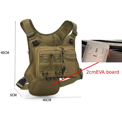 Running Vest Chest Hydration Pack Outdoor Sports Backpack For Hiking Race Marathon Bag Men Women Sport Tactical Camping Backpack