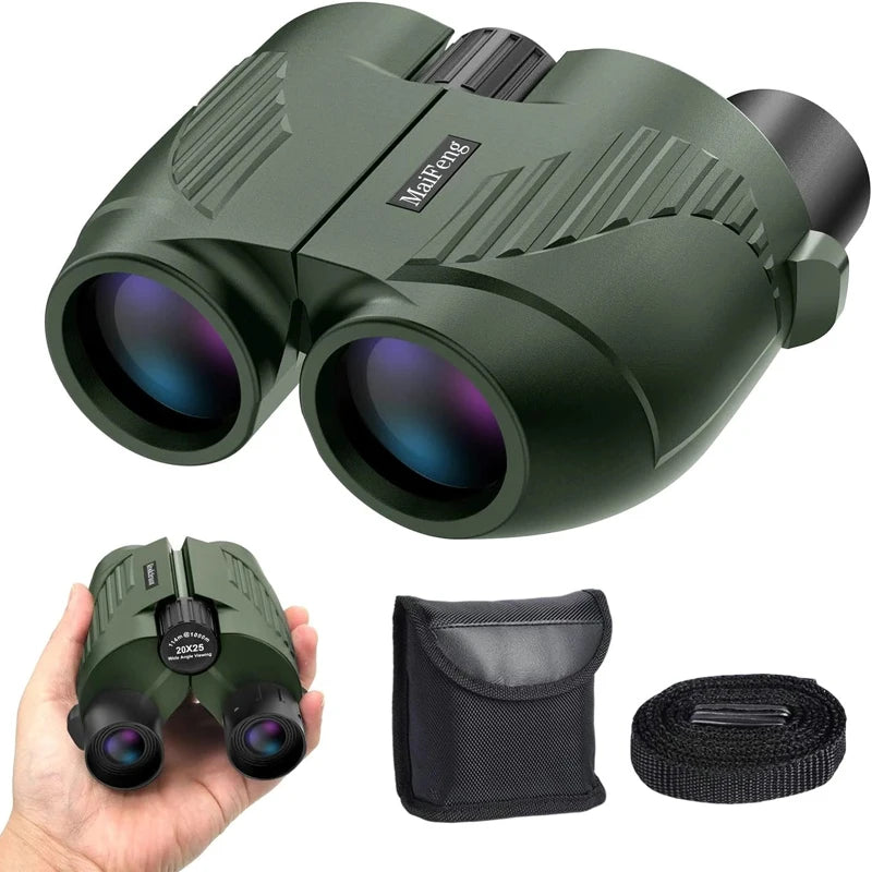 20x25 HD Pocket Binoculars Waterproof Compact Hunting Camping Outdoor Optics