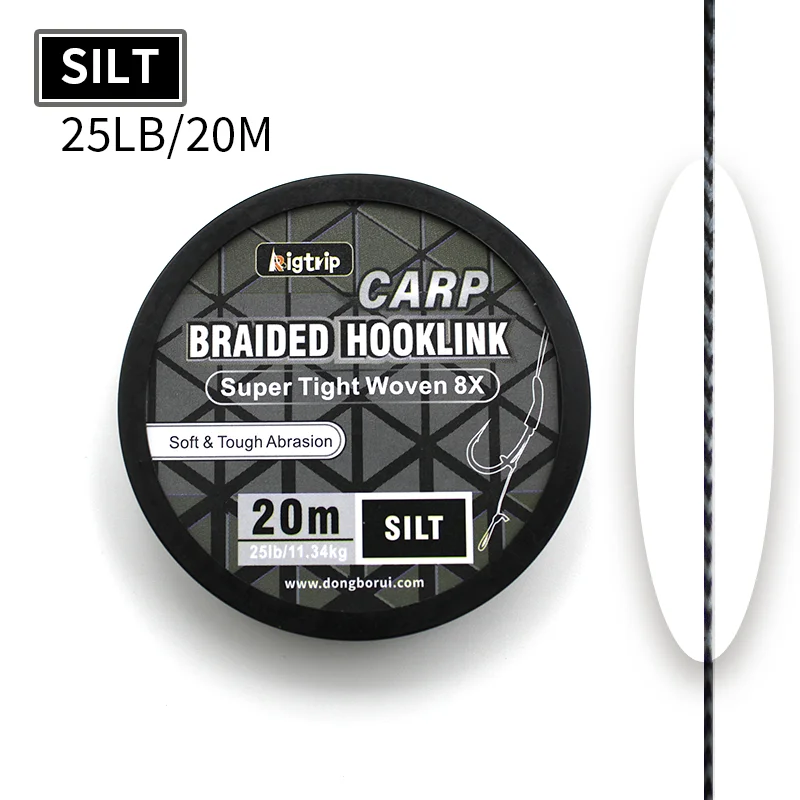 Carp Soft Braided Hooklink Line Uncoated Braid - EXPROTAS