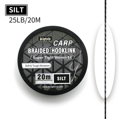 Carp Soft Braided Hooklink Line Uncoated Braid - EXPROTAS