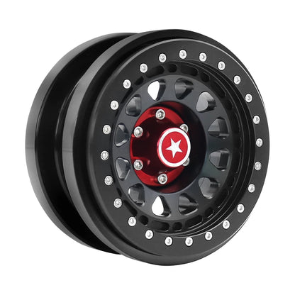 1/6 RC Crawler CNC Aluminum 2.9" Beadlock Wheel for Axial SCX6 - EXPROTAS