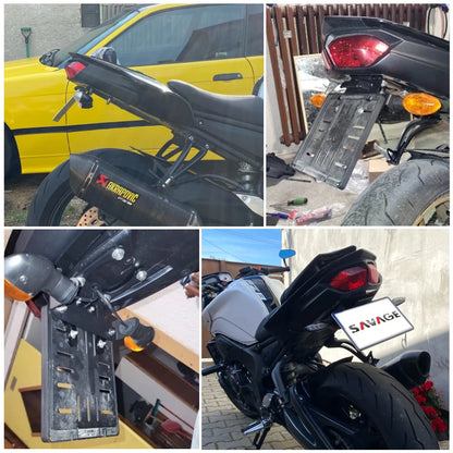Yamaha FZ1N FZ1 FZ8 Fazer License Plate Holder LED Light Tail Tidy Bracket