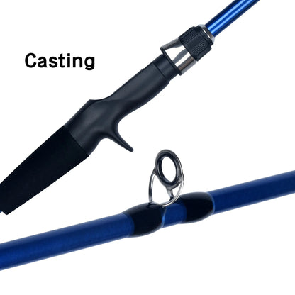 BIUTIFU Baitcasting Spinning Travel Carbon 4/5 Section Fishing Rods Casting Weight 5-20g Power Ultralight Lure Trout Mini Pole-EXPROTAS
