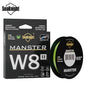 Braided Fishing Line SeaKnight W8II 150m 8-Strand , Silicon Resin Coating for Saltwater