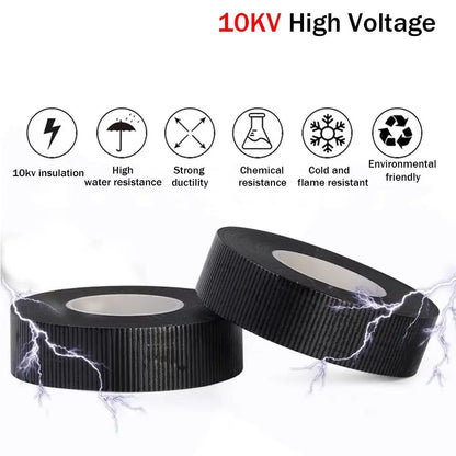 Waterproof Rubber Tape Self Amalgamating Insulating Repair Adhesive Sealing