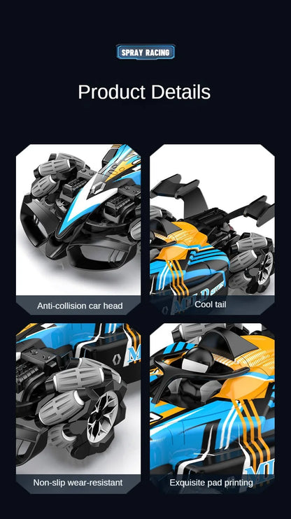 ZWN F1 RC Drift Car With Music Led Lights 2.4G Glove Gesture Radio Remote Control Stunt Cars 4WD Electric Children Toy vs Wltoys-EXPROTAS