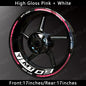 Reflective Motorcycle Wheel Sticker Hub Decal Rim Stripe Tape for YAMAHA MT-09