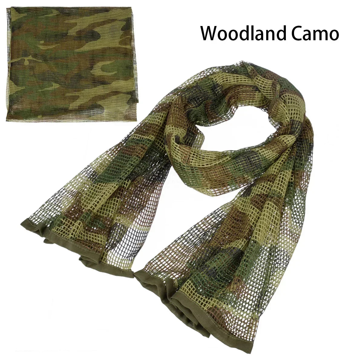 Veil Camo Mesh Scarf for Outdoor Camping Hiking Hunting Activities